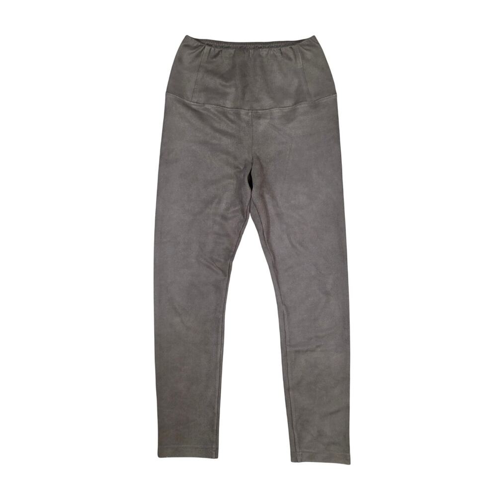 ARITZIA WILFRED FREE DARIA PANT GRAY HIGH-WAIST FAUX SUEDE LEGGINGS – SIZE SMALL